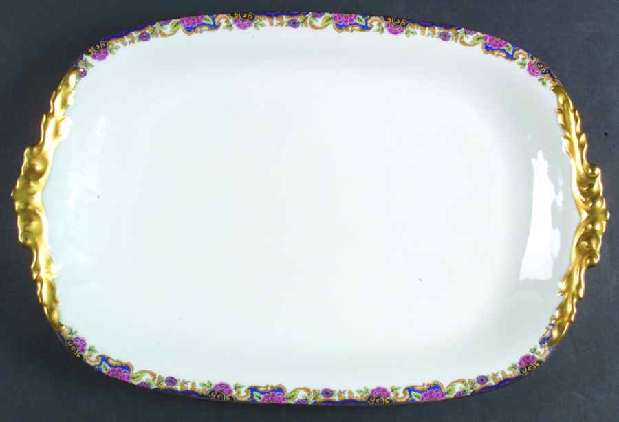 POY49 19" Rectangular Serving Platter by Jean Pouyat-1