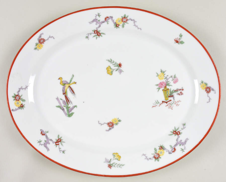POY52 15" Oval Serving Platter by Jean Pouyat-1