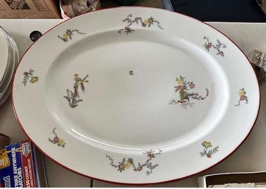 POY52 20" Oval Serving Platter by Jean Pouyat-1