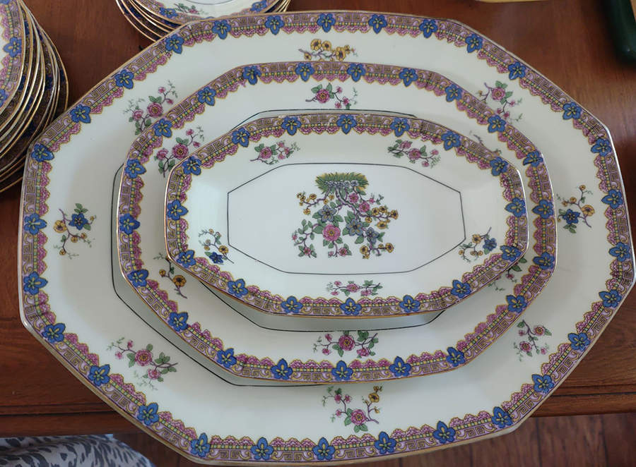 POY56 15" Oval Serving Platter by Jean Pouyat-1