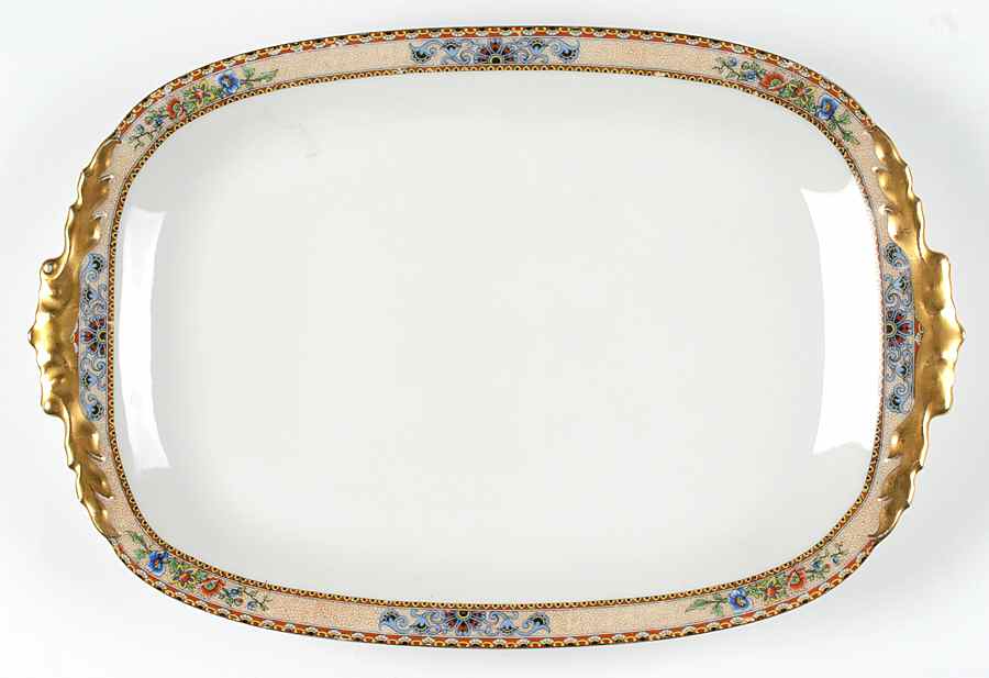 POY59 17" Rectangular Serving Platter by Jean Pouyat-1