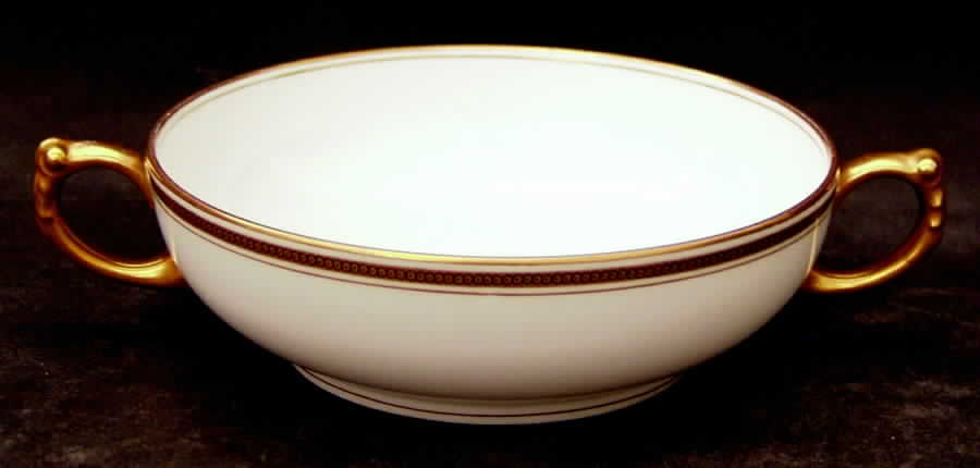 POY65 Footed Cream Soup Bowl by Jean Pouyat-1