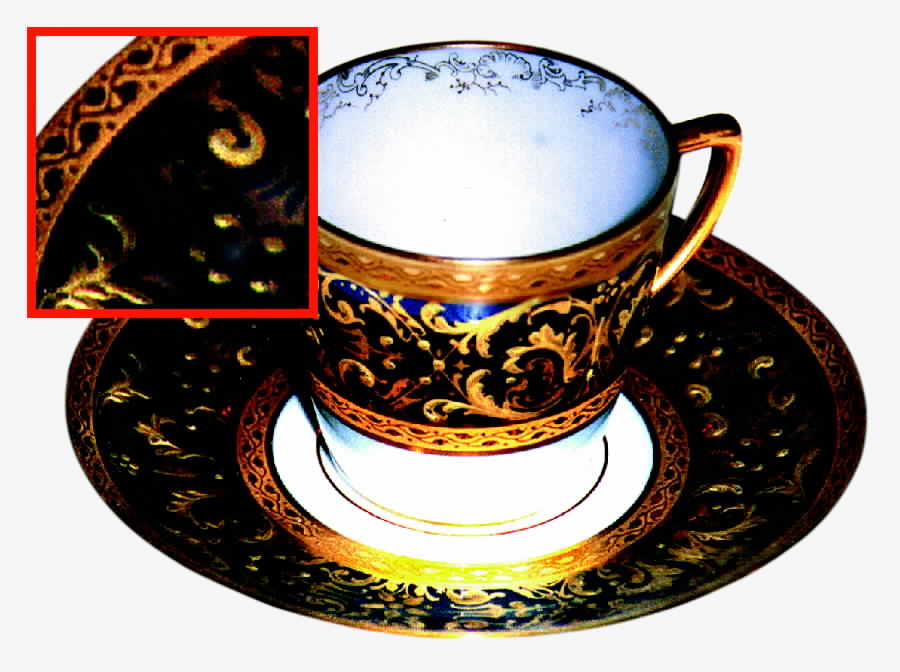POY68 Flat Cup & Saucer Set by Jean Pouyat-1