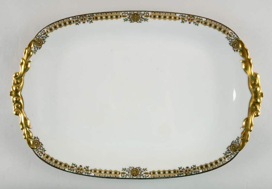 POY7 17" Oval Serving Platter by Jean Pouyat-1