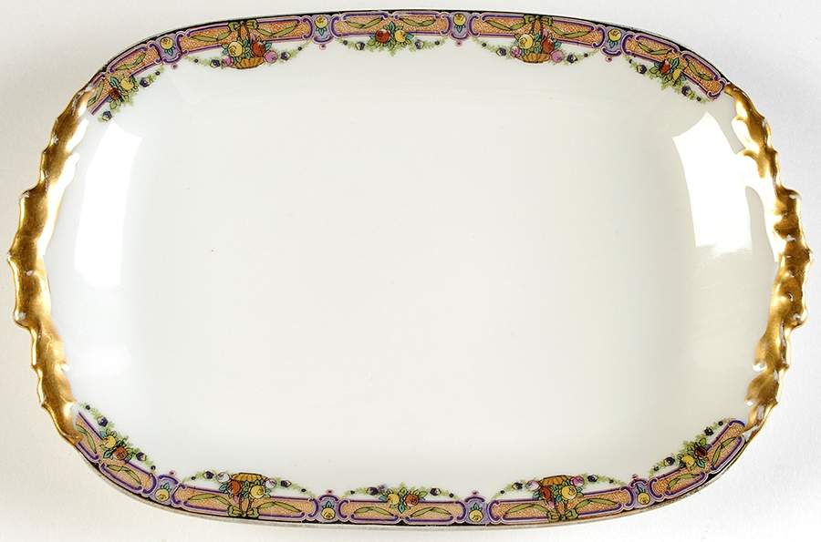 POY72 11" Oval Serving Platter by Jean Pouyat-1