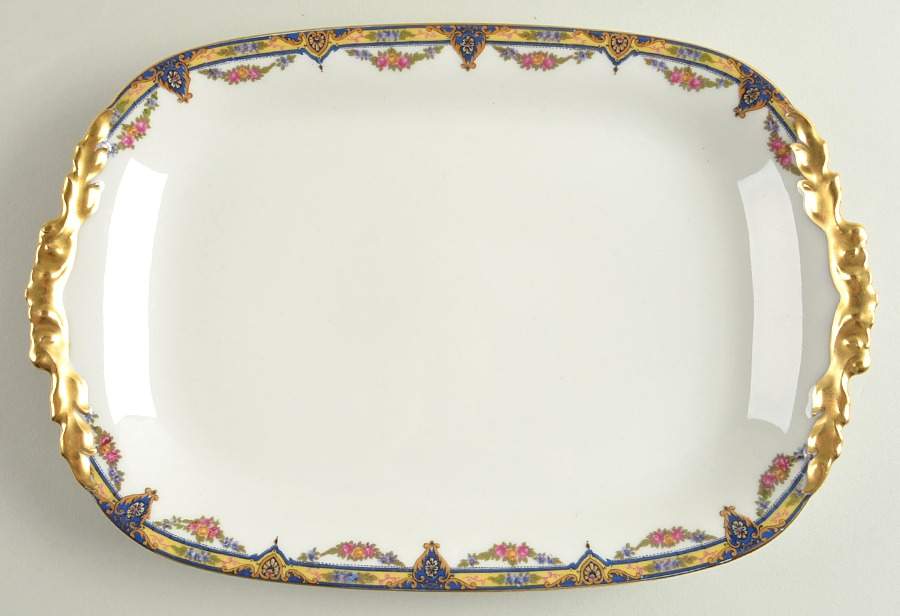 POY74 13" Oval Serving Platter by Jean Pouyat-1