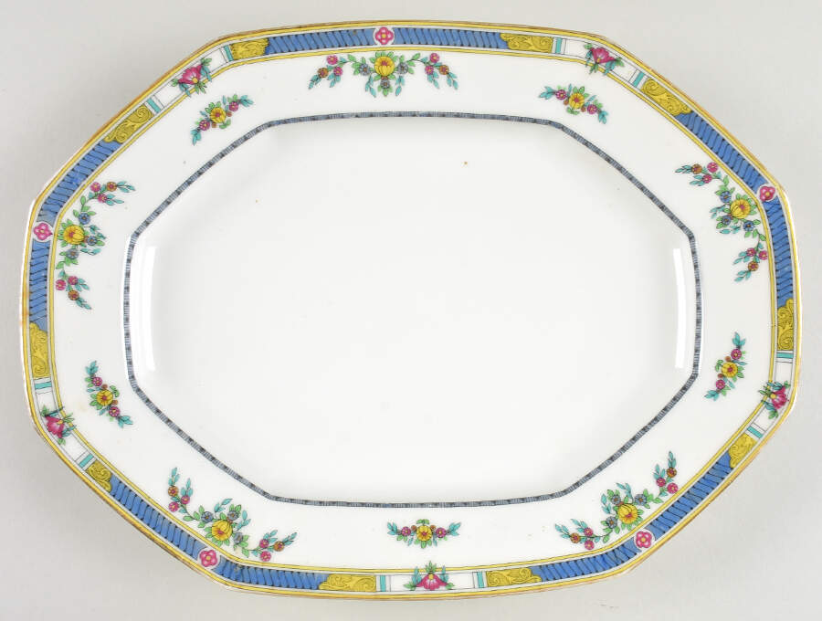 POY90 13" Oval Serving Platter by Jean Pouyat-1