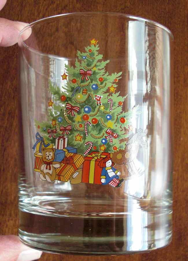 Happy Holiday Glassware Flat Tumbler by Papel-1