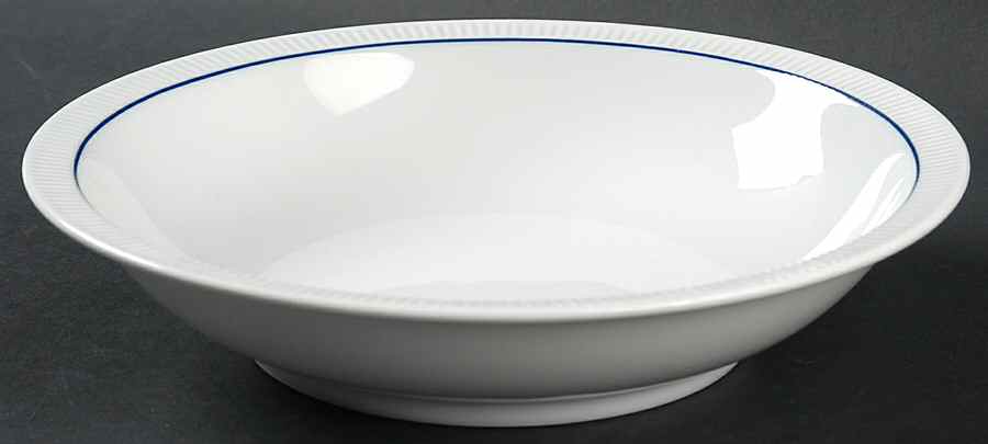 Blue Line Rim Soup Bowl by Prisma-1