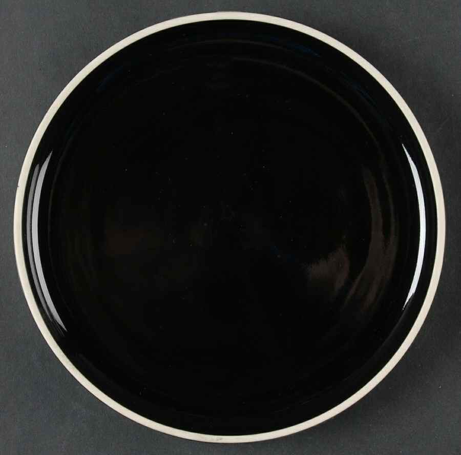 Radius Black Salad Plate by Prisma-1