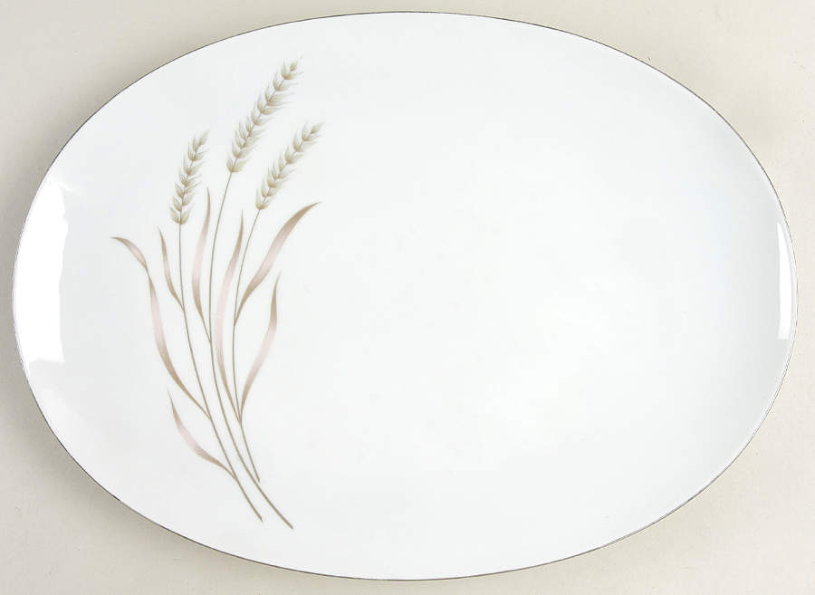 Serenade 13" Oval Serving Platter by Prudential-1