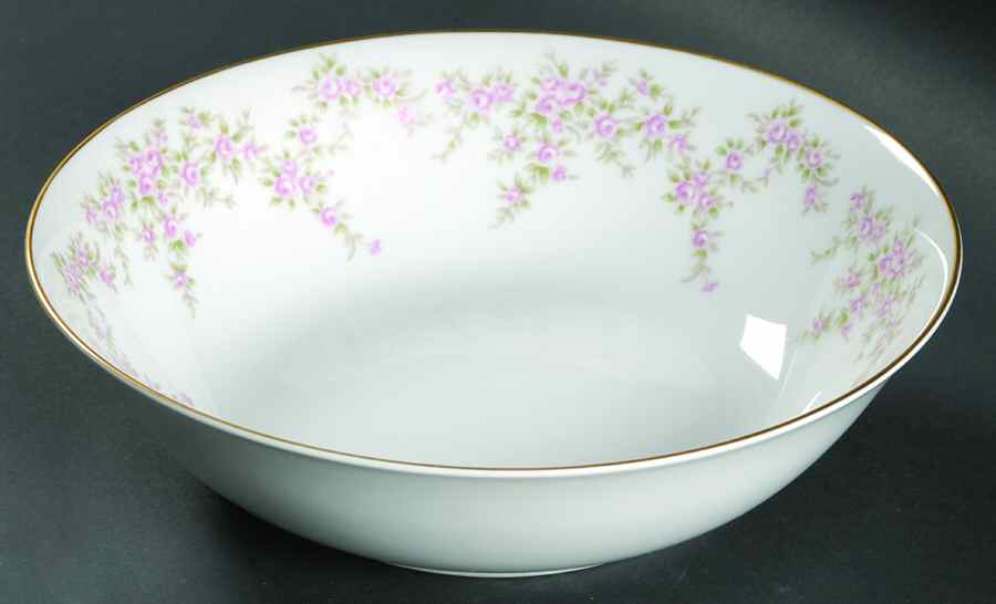 April Rose 9" Round Vegetable Bowl by Premiere-1
