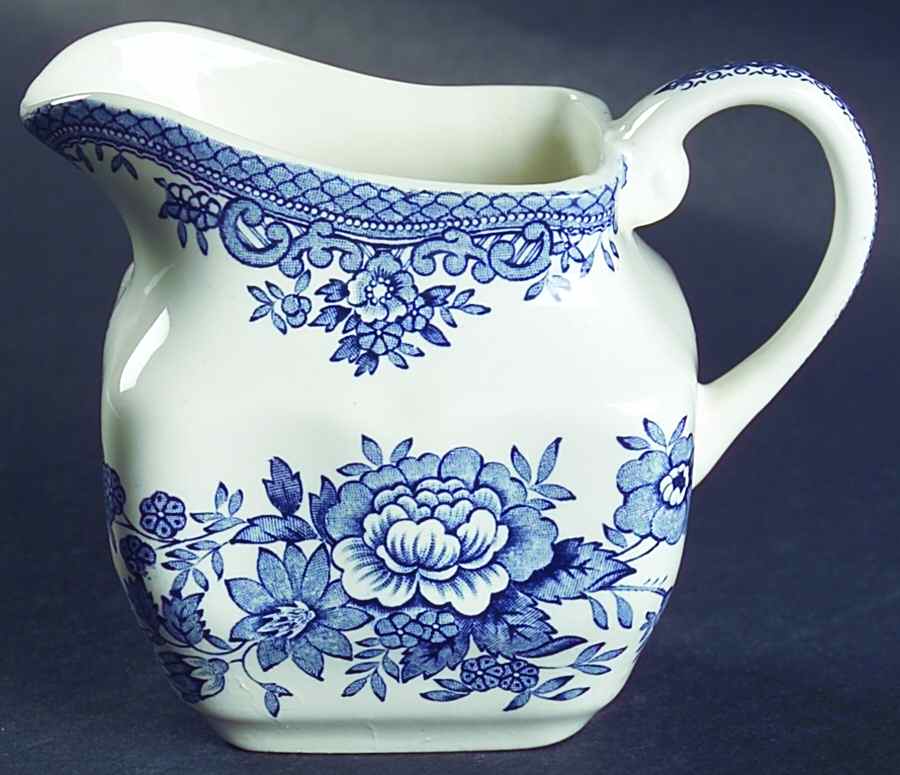 Asiatic Pheasants Blue Creamer by Premiere-1