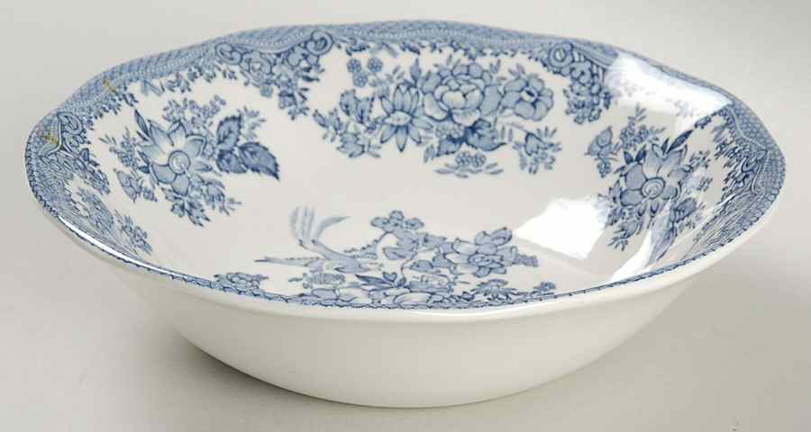 Asiatic Pheasants Blue Coupe Cereal Bowl by Premiere-1