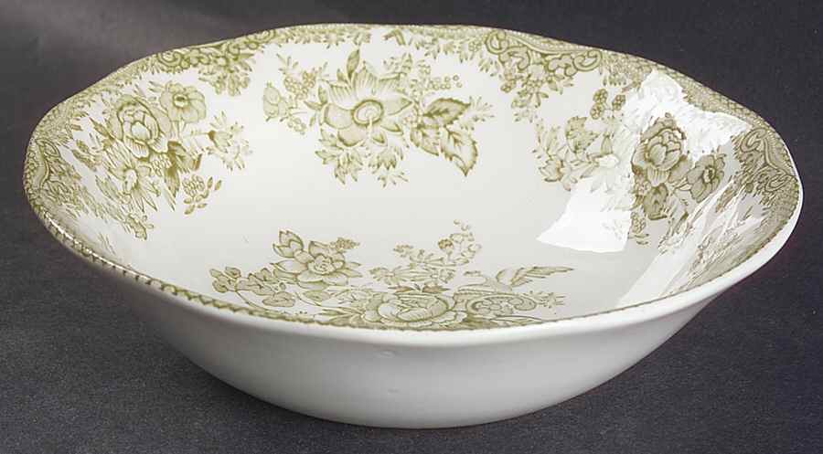 Asiatic Pheasants Green Coupe Cereal Bowl by Premiere-1