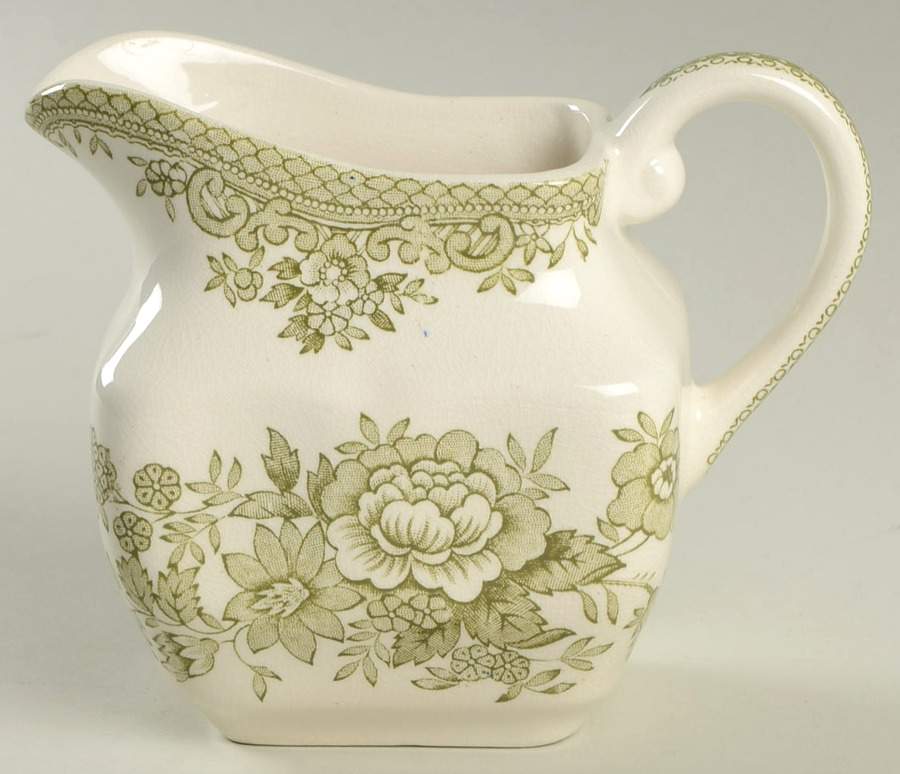 Asiatic Pheasants Green Creamer by Premiere-1