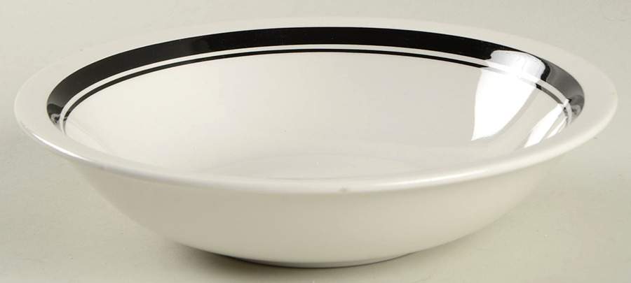 Black Pearl Rim Soup Bowl by Premiere-1