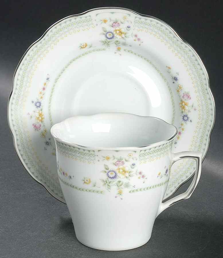 Diana Flat Cup & Saucer Set by Premiere-1