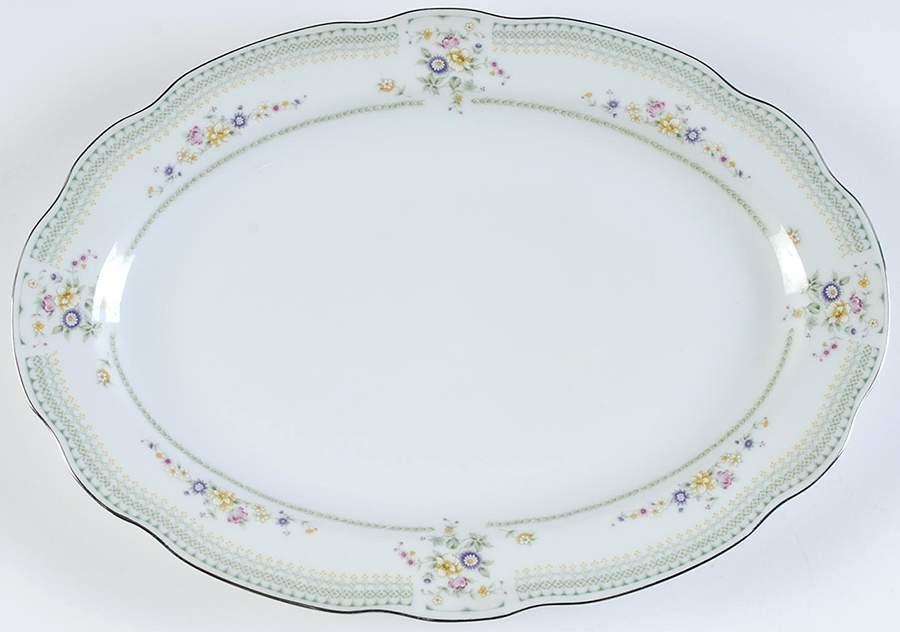 Diana 14" Oval Serving Platter by Premiere-1