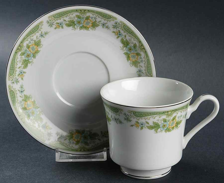 Greensboro Footed Cup & Saucer Set by Premiere-1