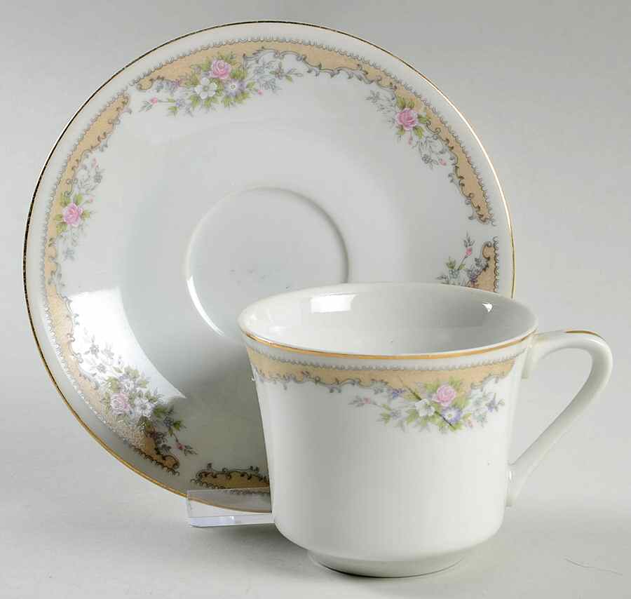 Juliana Rose Flat Cup & Saucer Set by Premiere-1