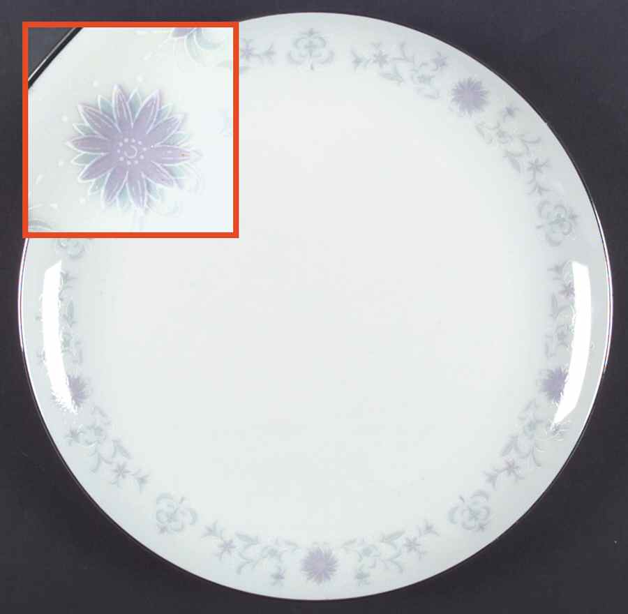 Lavender Rose Dinner Plate by Premiere-1
