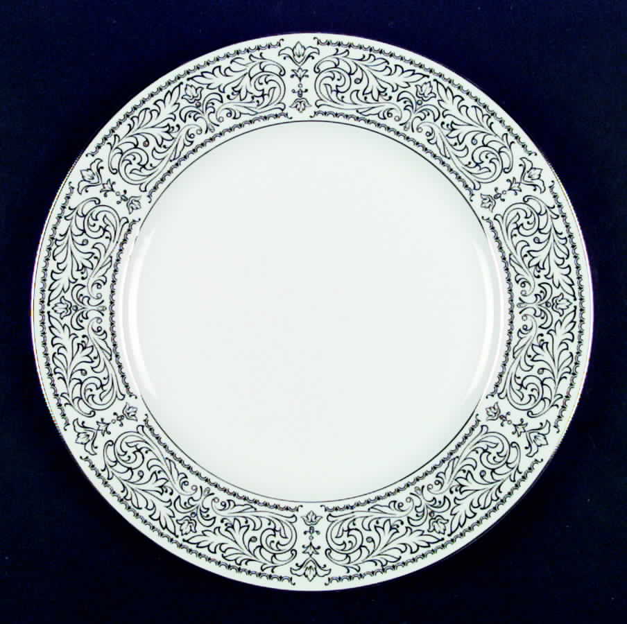 London Terrace (Platinum) Dinner Plate by Premiere-1