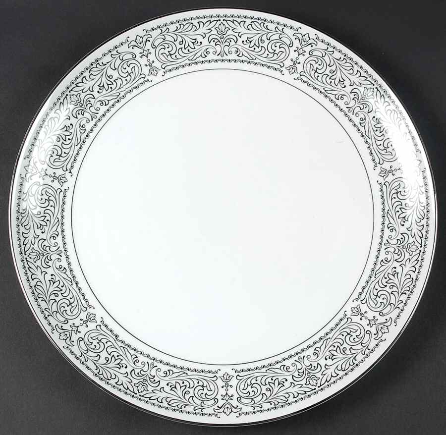 London Terrace (Platinum) 12" Chop Plate (Round Platter) by Premiere-1