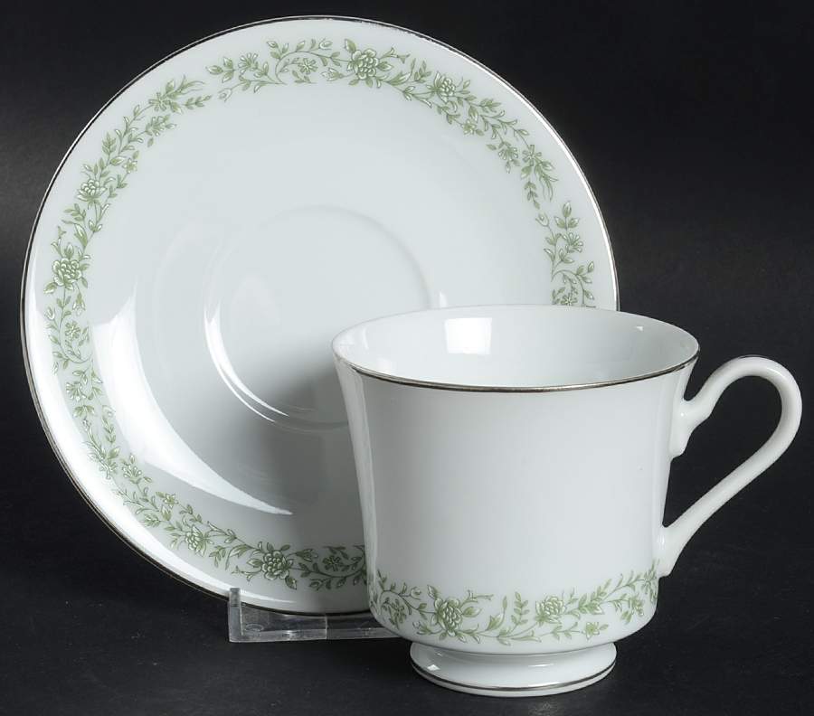 Montclaire Footed Cup & Saucer Set by Premiere-1