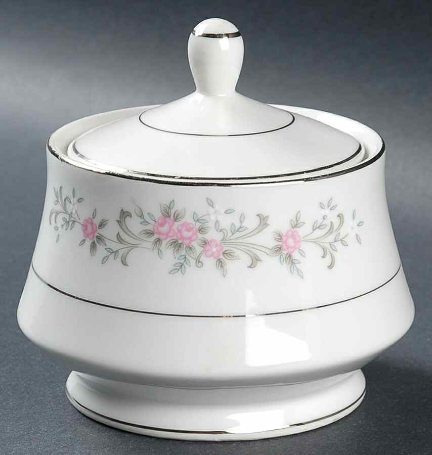 Rose Garden Sugar Bowl & Lid by Premiere-1