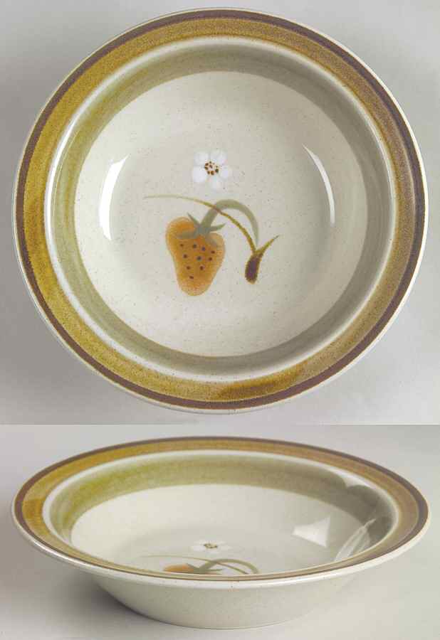Wild Strawberry Rim Soup Bowl by Premiere-1