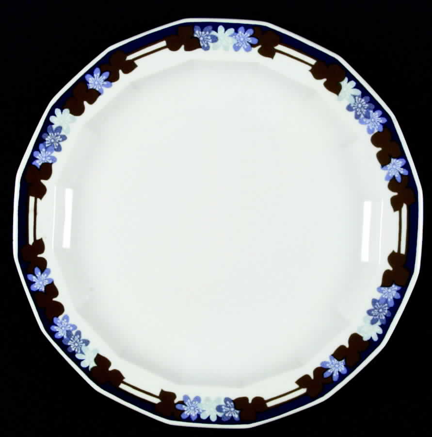 Blue Anemone Dinner Plate by Porsgrund-1