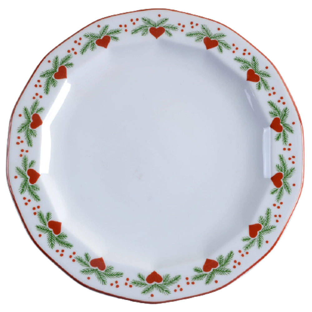 Hearts & Pines (Multisided) Salad Plate by Porsgrund-1