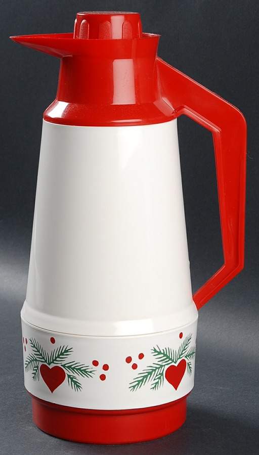 Hearts & Pines (Multisided) Plastic Thermos/Carafe & Lid by Porsgrund-1