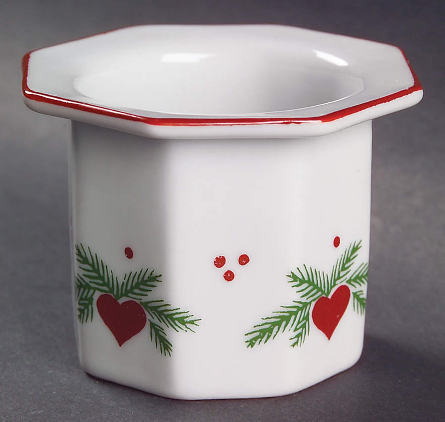 Hearts & Pines (Multisided) Single Egg Cup by Porsgrund-1