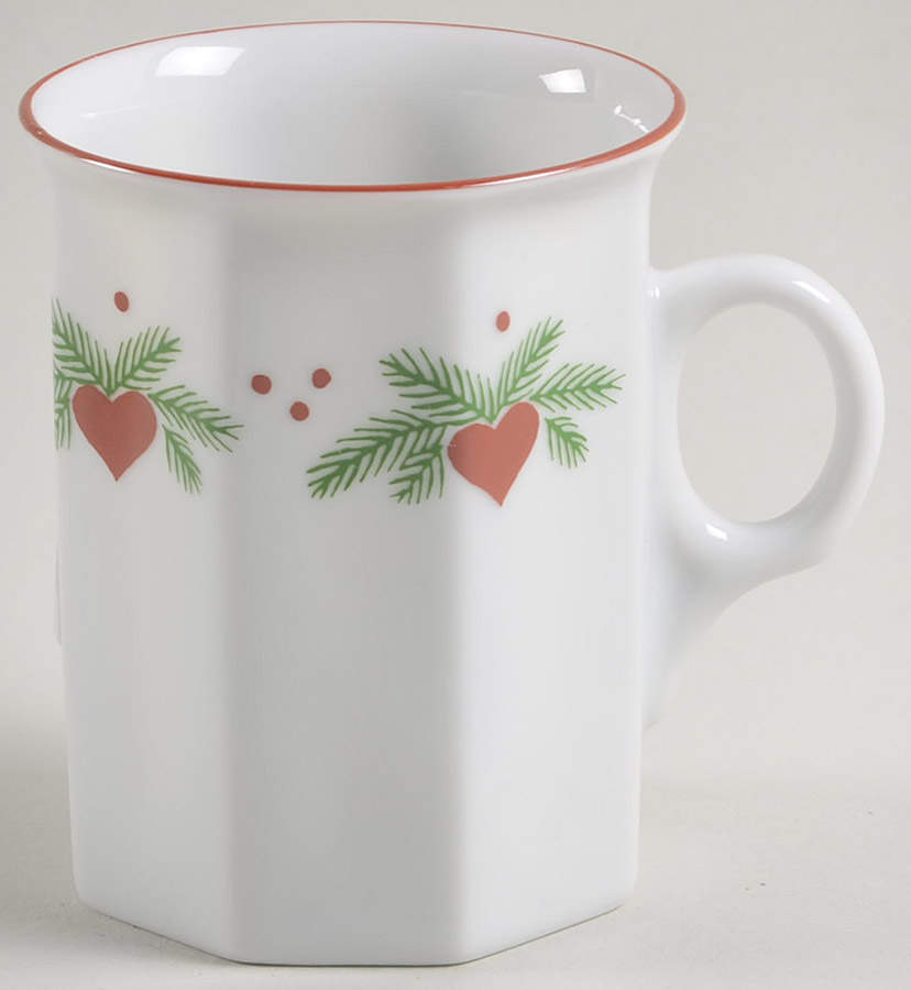 Hearts & Pines (Multisided) Flat Demitasse Cup by Porsgrund-1