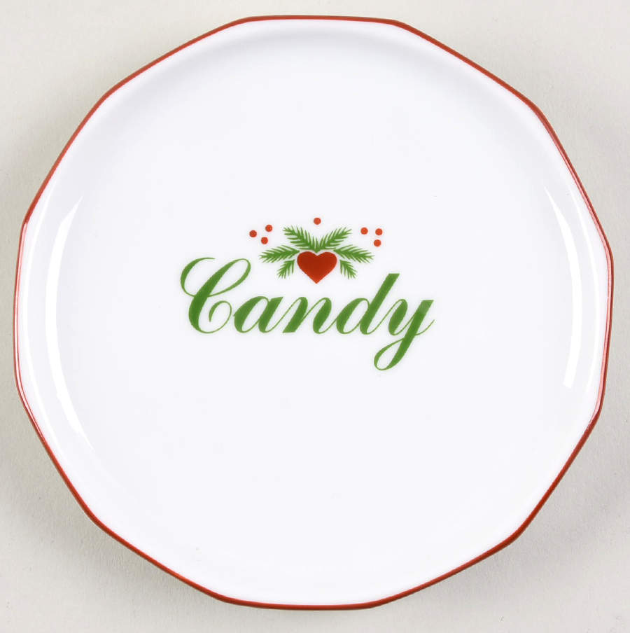 Hearts & Pines (Multisided) Candy Dish-Open 4" by Porsgrund-1