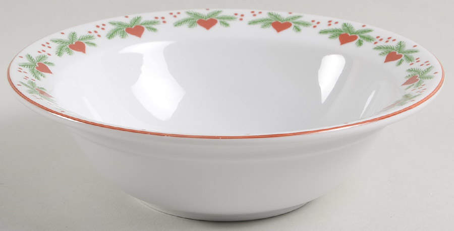 Hearts & Pines (Multisided) Rim Cereal Bowl by Porsgrund-1