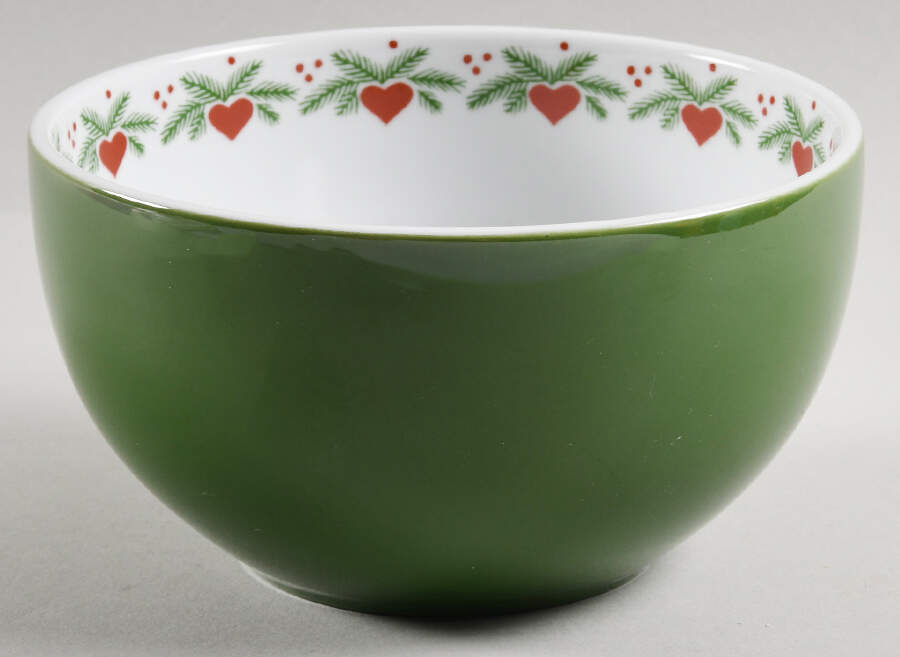 Hearts & Pines (Multisided) 5" Round Serving Bowl by Porsgrund-1