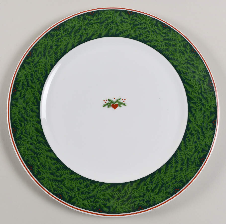 Hearts & Pines (Multisided) 11" Chop Plate (Round Platter) by Porsgrund-1