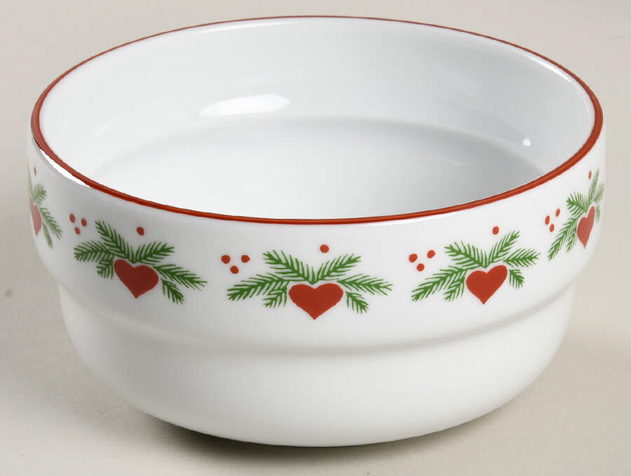 Hearts & Pines (Multisided) Individual Bowl No Lid by Porsgrund-1
