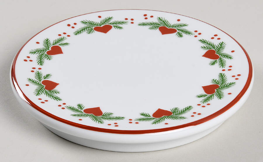Hearts & Pines (Multisided) Lid for Individual Bowl by Porsgrund-1