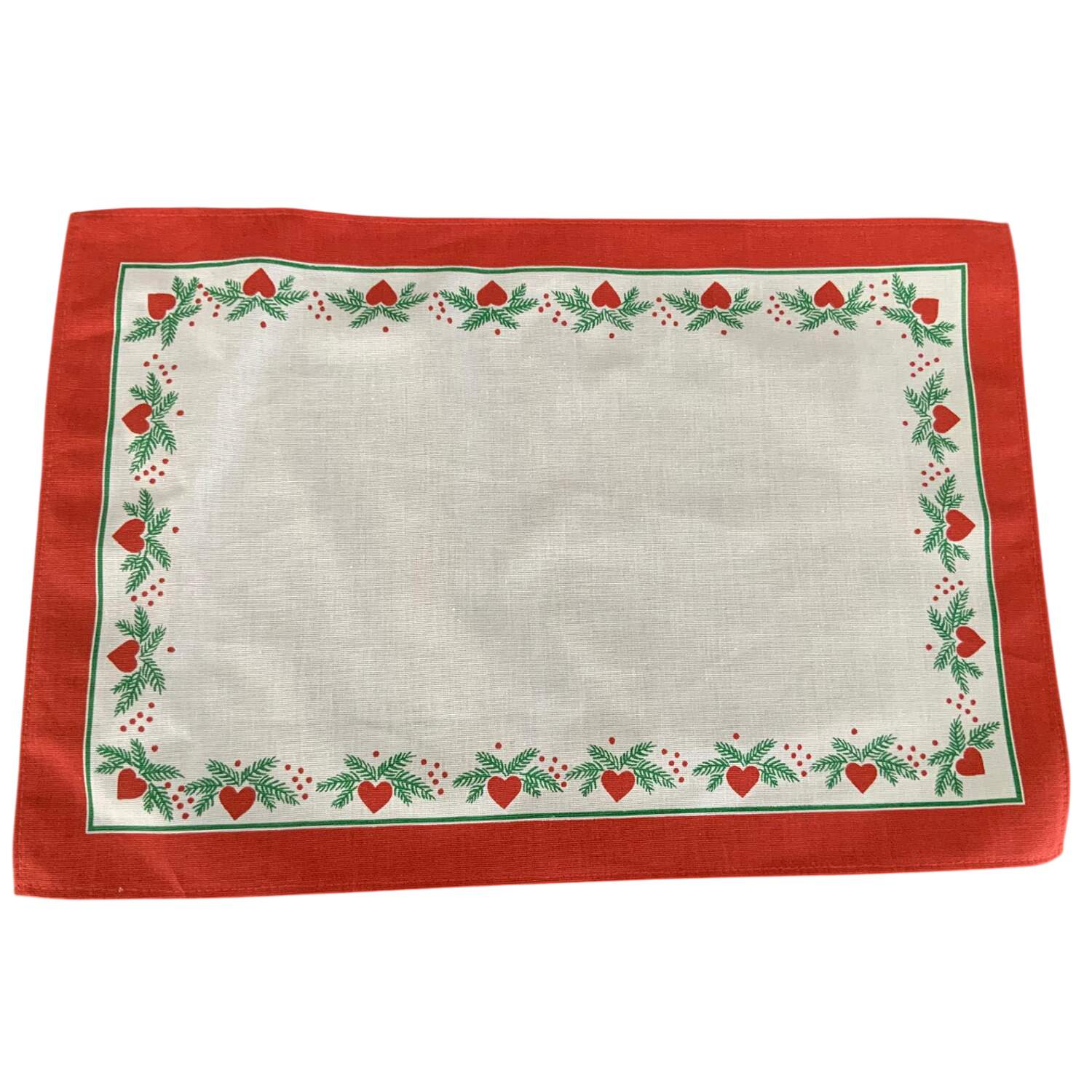 Hearts & Pines (Multisided) Cloth Napkin by Porsgrund-1
