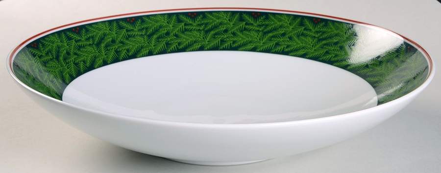 Hearts & Pines (Multisided) 11" Large Salad Serving Bowl by Porsgrund-1