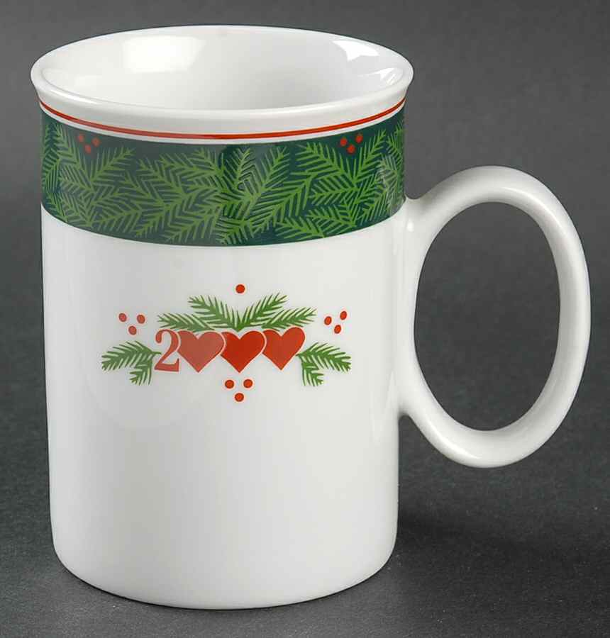 Hearts & Pines (Multisided) Flat Cup by Porsgrund-1