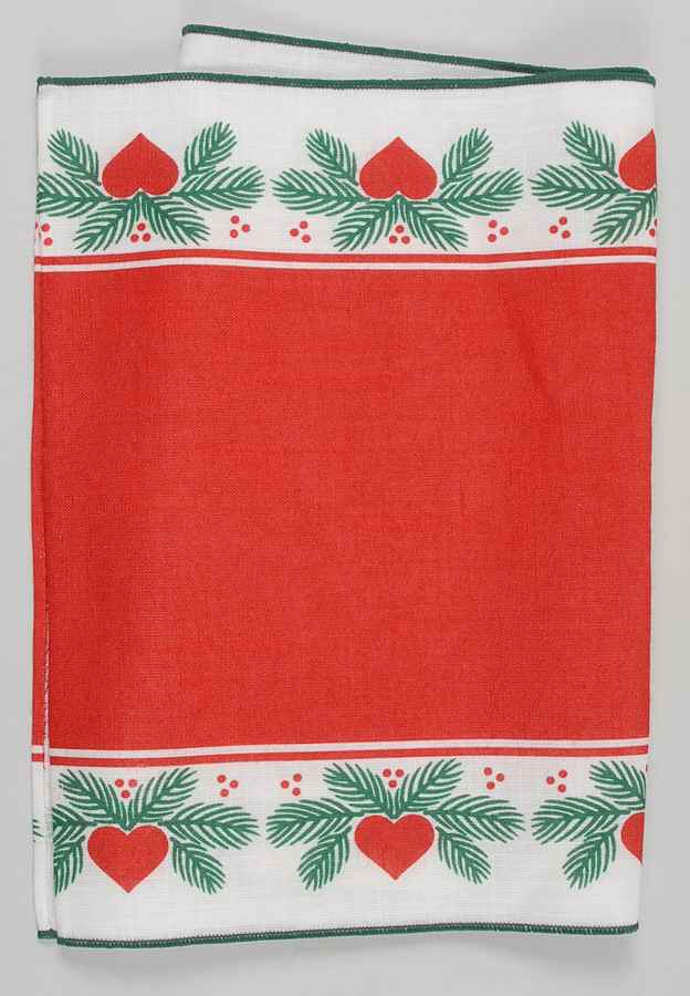 Hearts & Pines (Multisided) 13" x 36" Cloth Table Runner by Porsgrund-1
