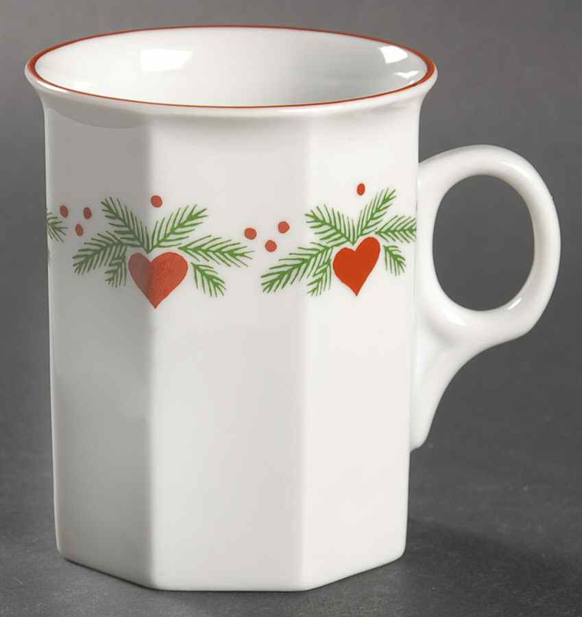 Hearts & Pines (Multisided) Flat Cup by Porsgrund-1