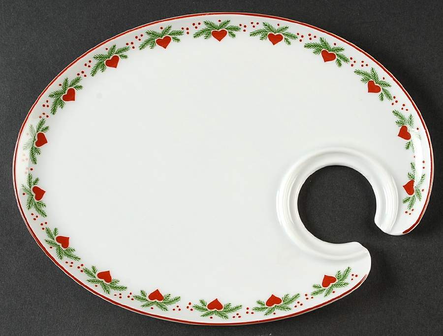 Hearts & Pines (Multisided) Wine and Cheese Plate by Porsgrund-1