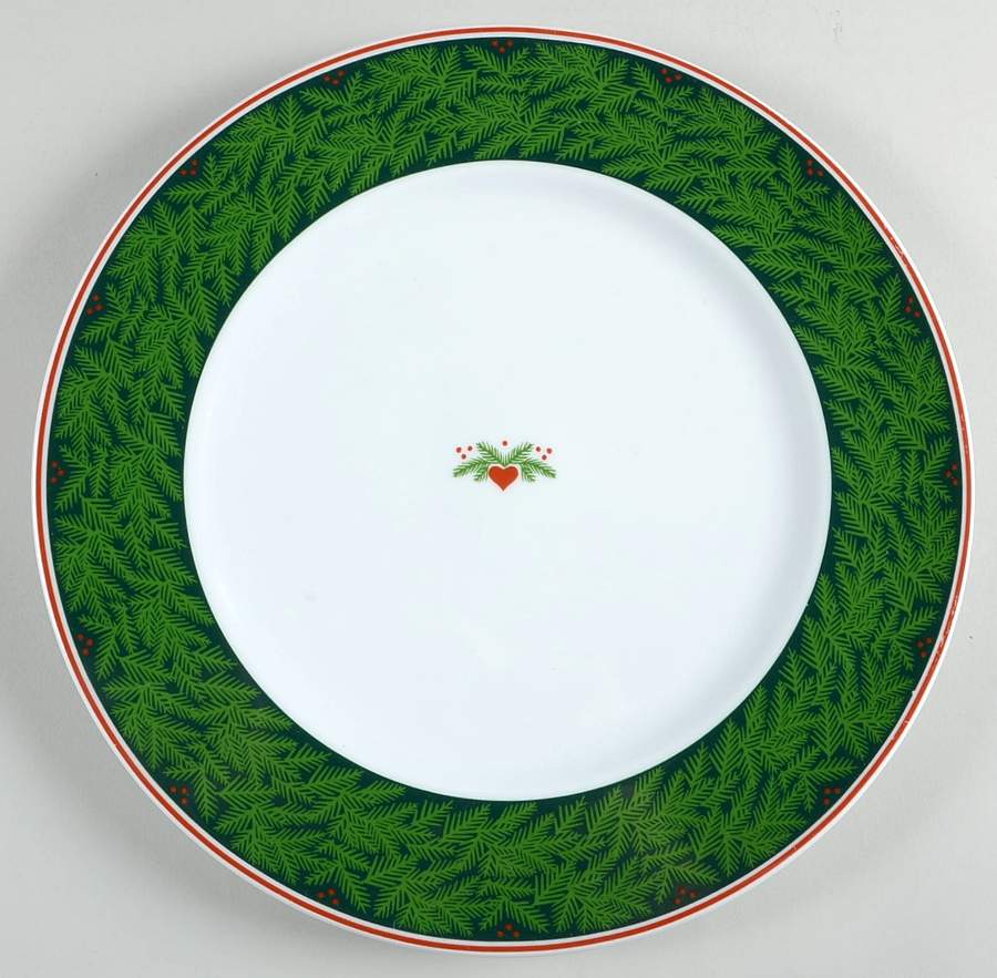 Hearts & Pines (Multisided) 12" Chop Plate (Round Platter) by Porsgrund-1