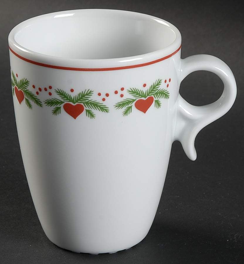 Hearts & Pines (Multisided) Mug by Porsgrund-1